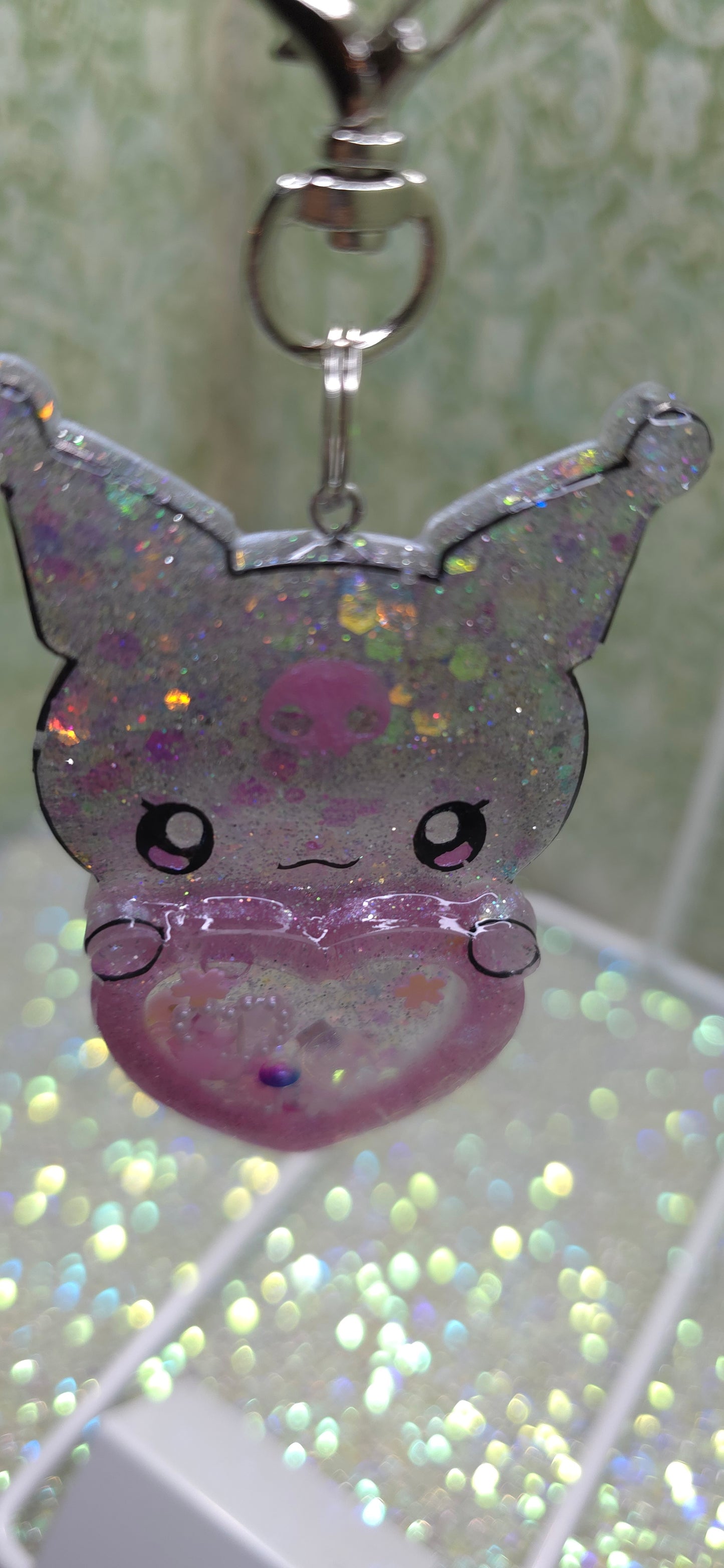 Made to Order HK Kuro Inspired for Popsocket Keychain Badge Reel CosPlay Cute Kawaii