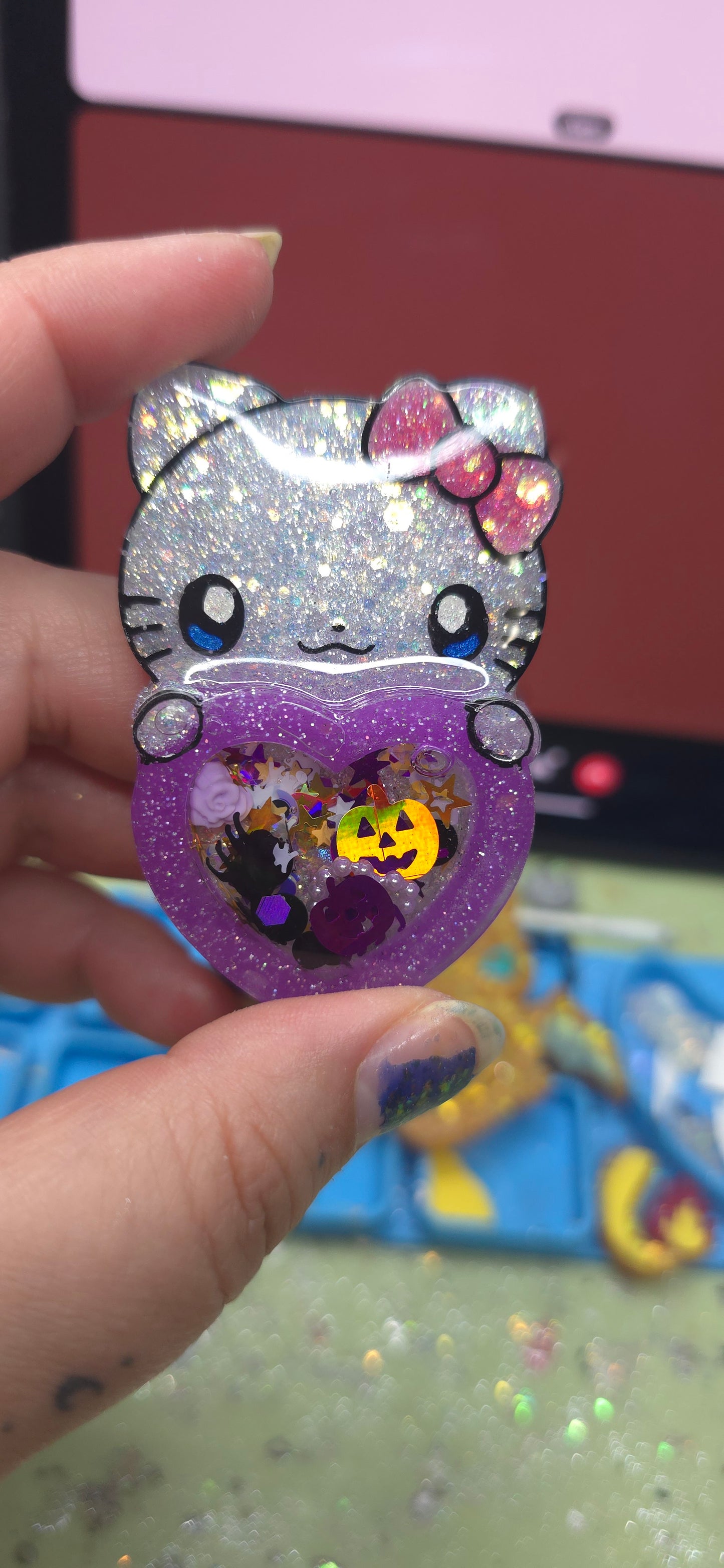 Made to Order HK Inspired for Popsocket Keychain Badge Reel CosPlay Cute Kawaii