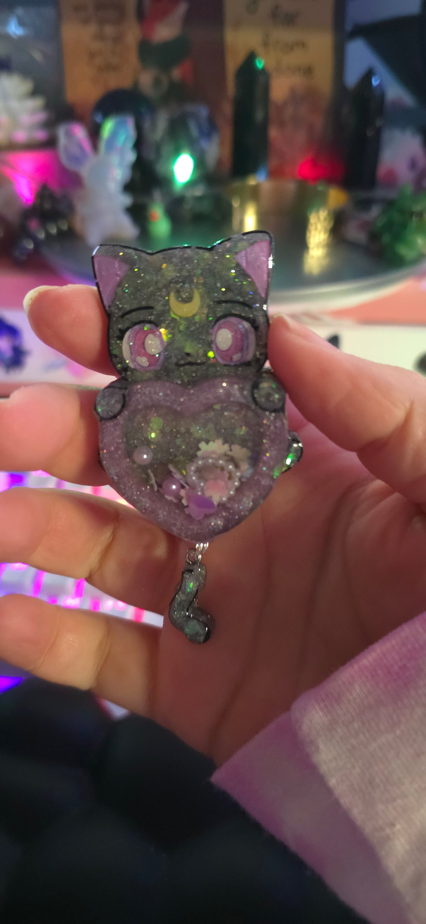 Made to Order Diana Sailor Moon Inspired Shaker for Popsocket Keychain Badge Reel CosPlay Cute Kawaii