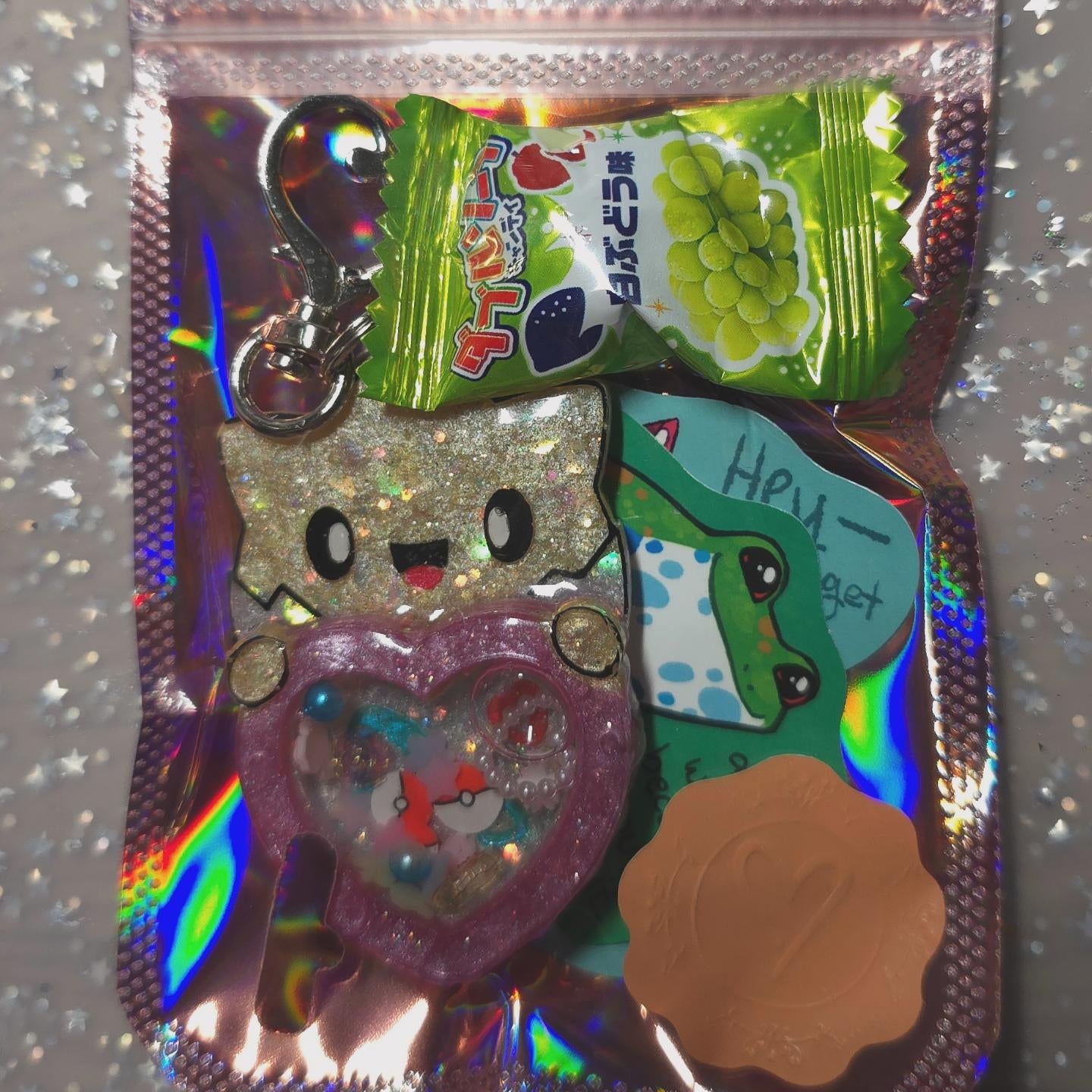 Made to Order Togapi Shaker Pokemon Inspired for Popsocket Keychain Badge Reel CosPlay Cute Kawaii