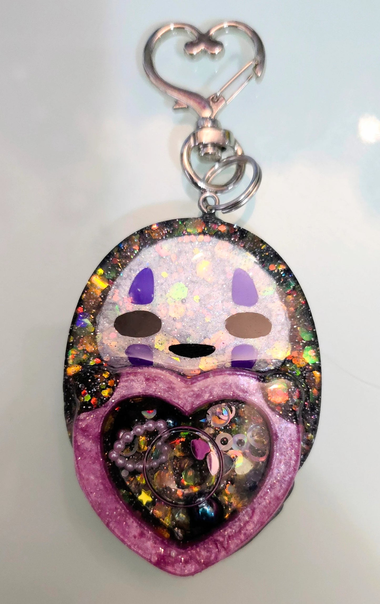 Made to Order No Face Shaker Ghibli Inspired for Popsocket Keychain Badge Reel CosPlay Cute Kawaii (Copy)