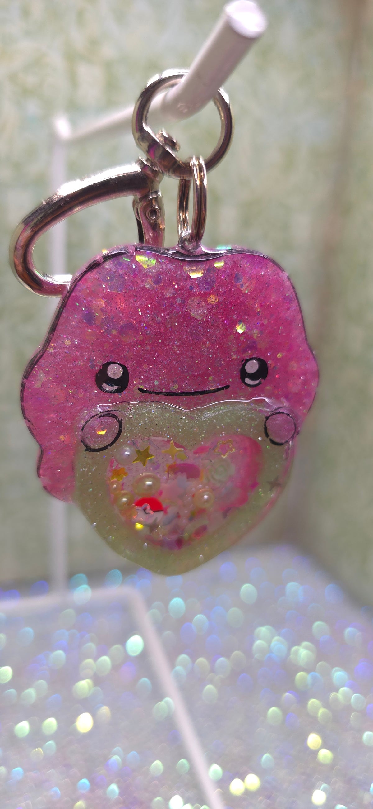 Made to Order Ditto Shaker Pokemon Inspired for Popsocket Keychain Badge Reel CosPlay Cute Kawaii