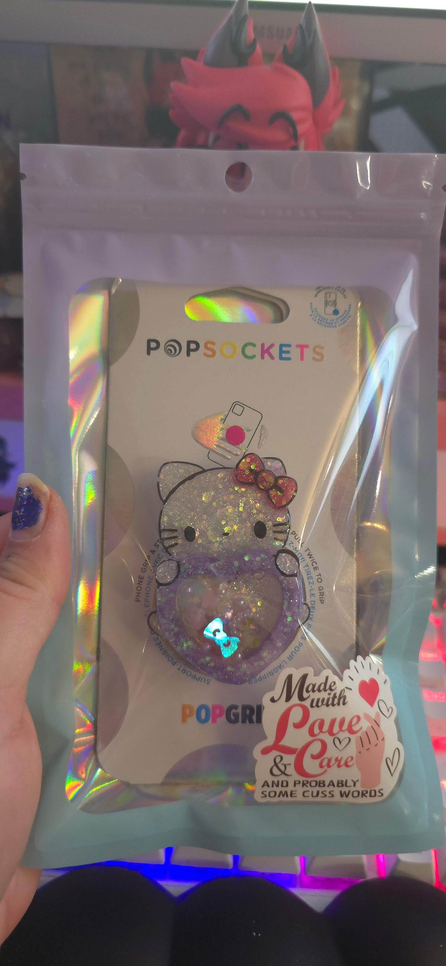 Made to Order HK Version 02 Inspired for Popsocket Keychain Badge Reel CosPlay Cute Kawaii