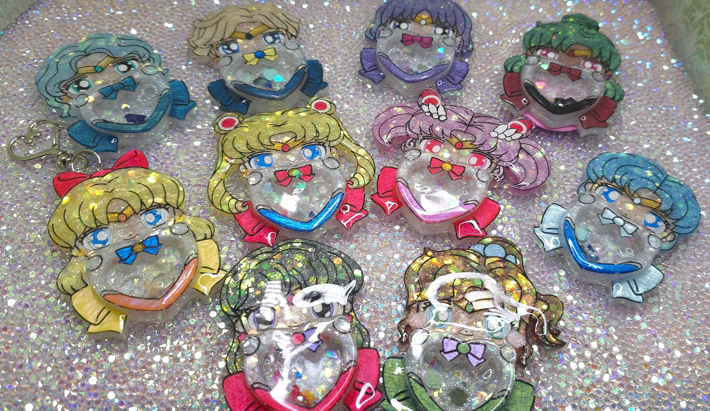 Made to Order Sailor Venus Sailor Scout Inspired Shaker for Popsocket Keychain Badge Reel