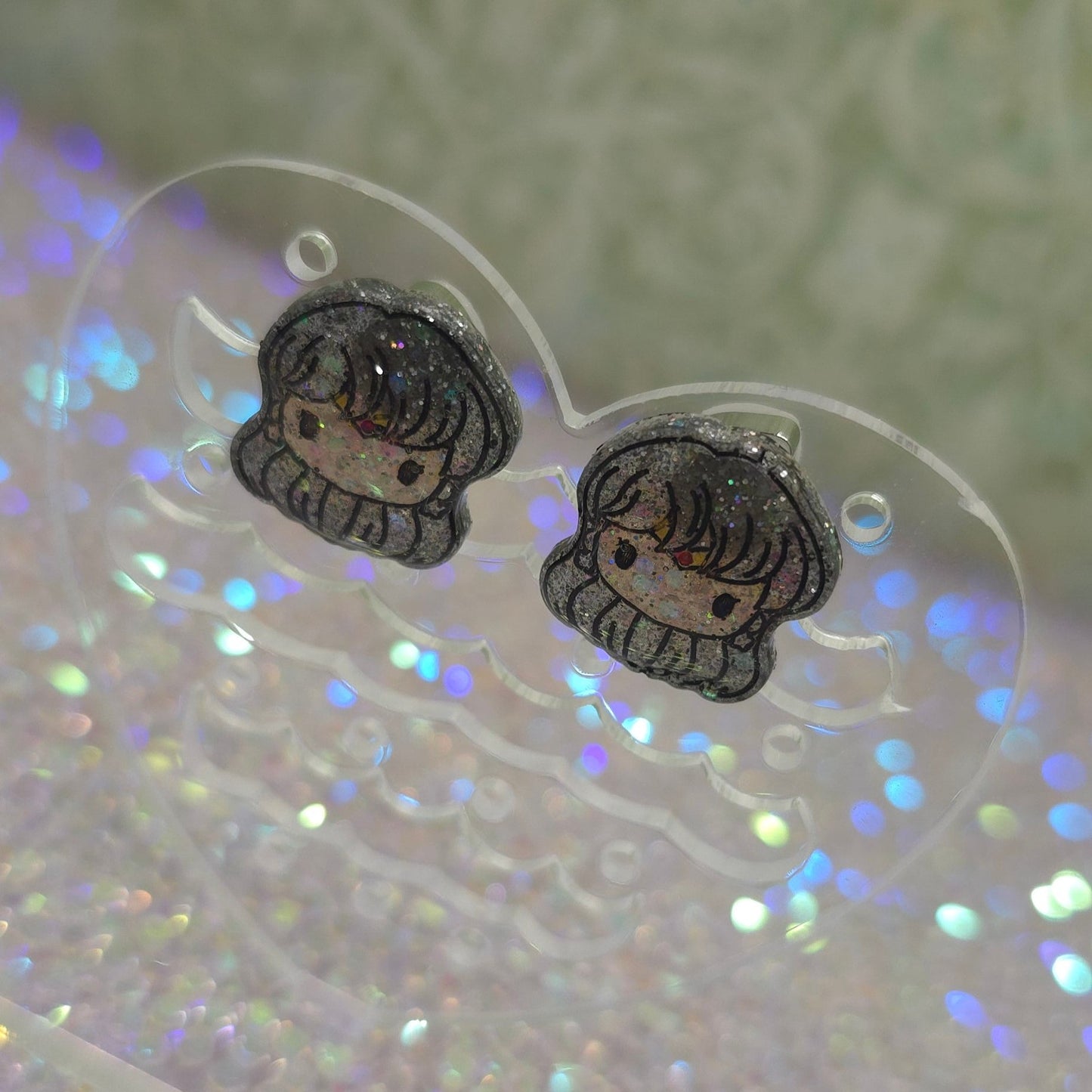 Made to Order Sailor Mars Sailor Scout Inspired Earrings (Head)