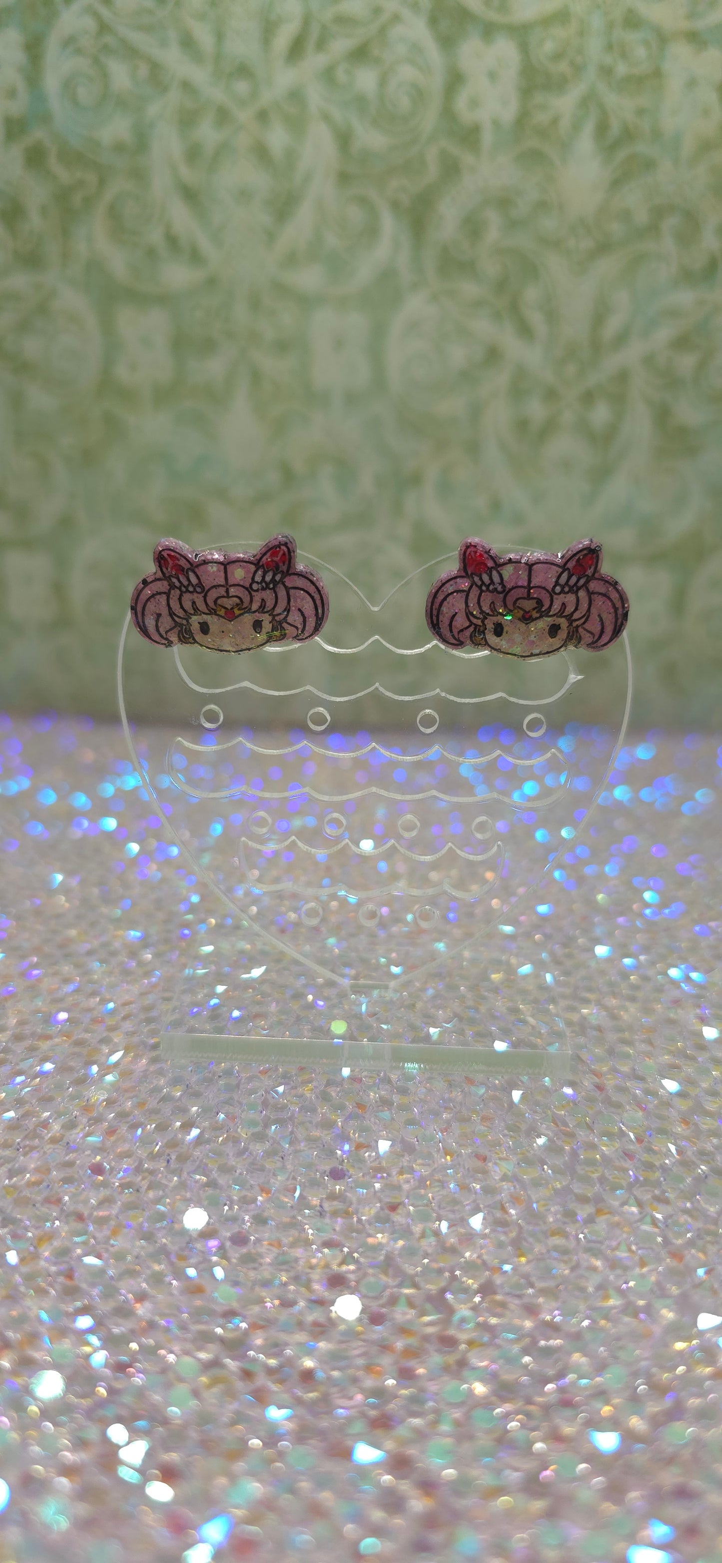 Made to Order Sailor Chibi Moon Sailor Scout Inspired Earrings (Head)