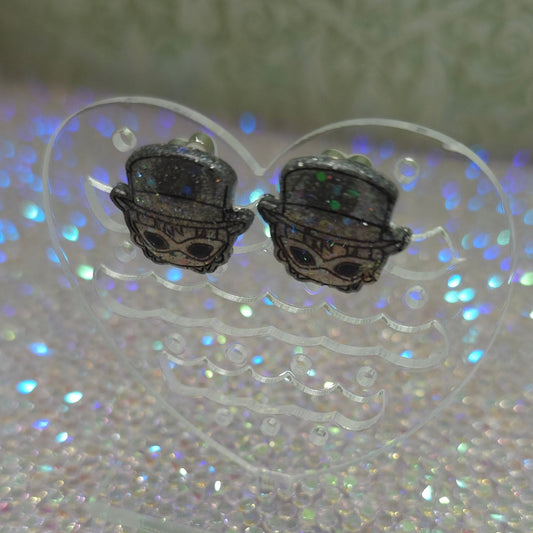 Made to Order Tuxedo Mask Inspired Earrings (Head)