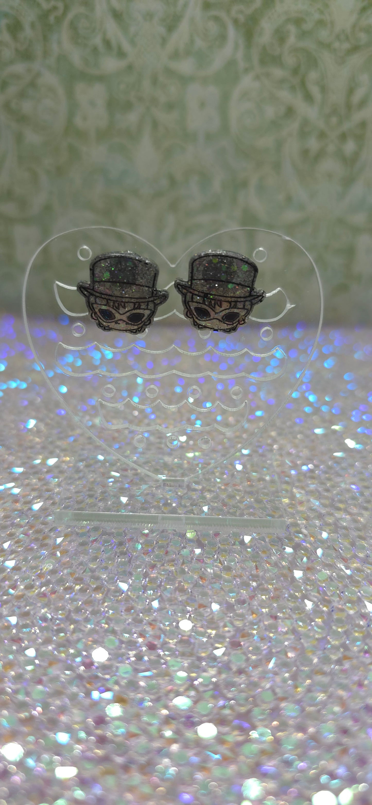 Made to Order Tuxedo Mask Inspired Earrings (Head)