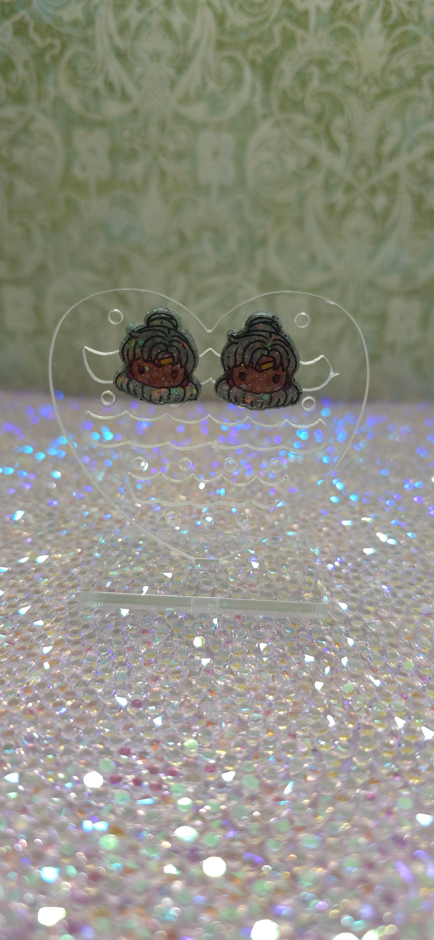 Made to Order Sailor Pluto Sailor Scout Inspired Earrings (Head)