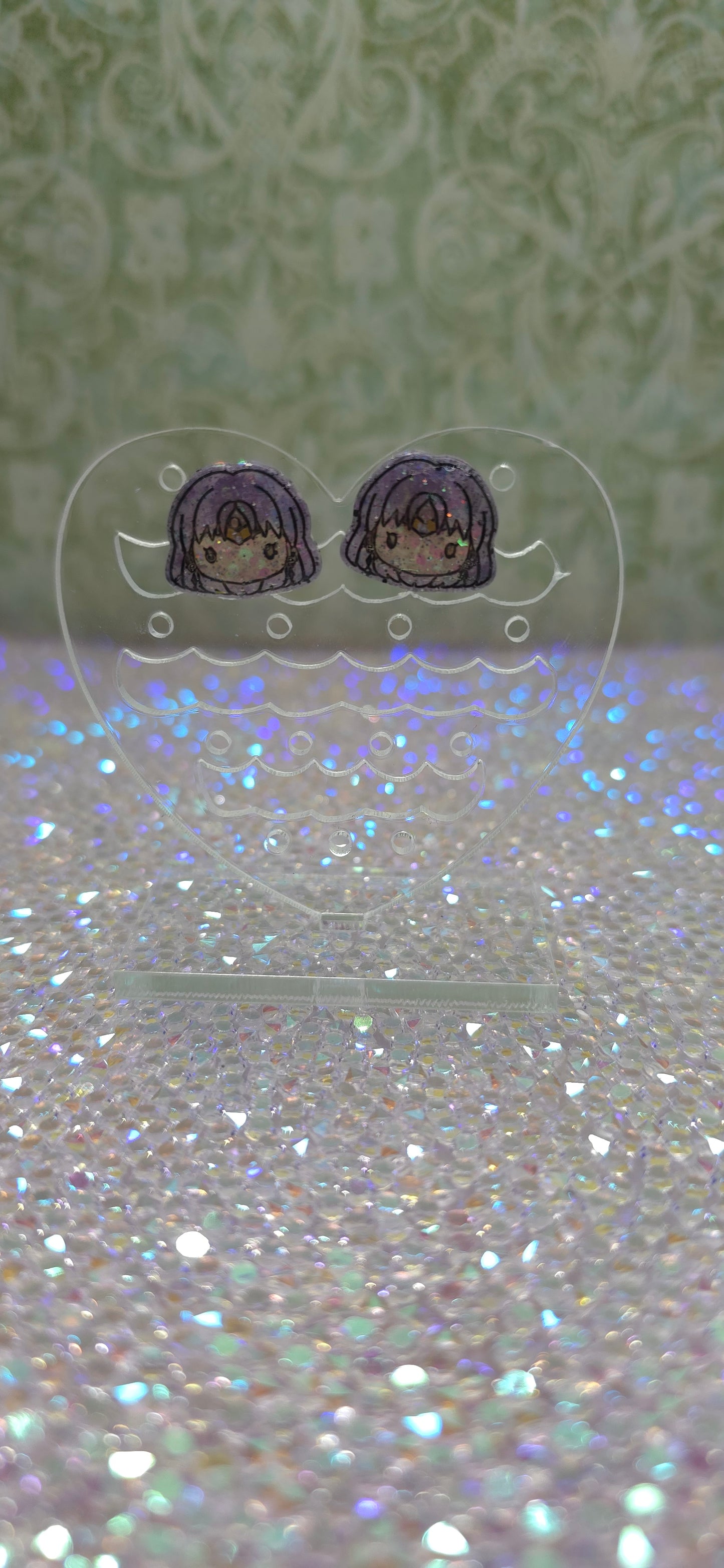 Made to Order Sailor Saturn Sailor Scout Inspired Earrings (Head)