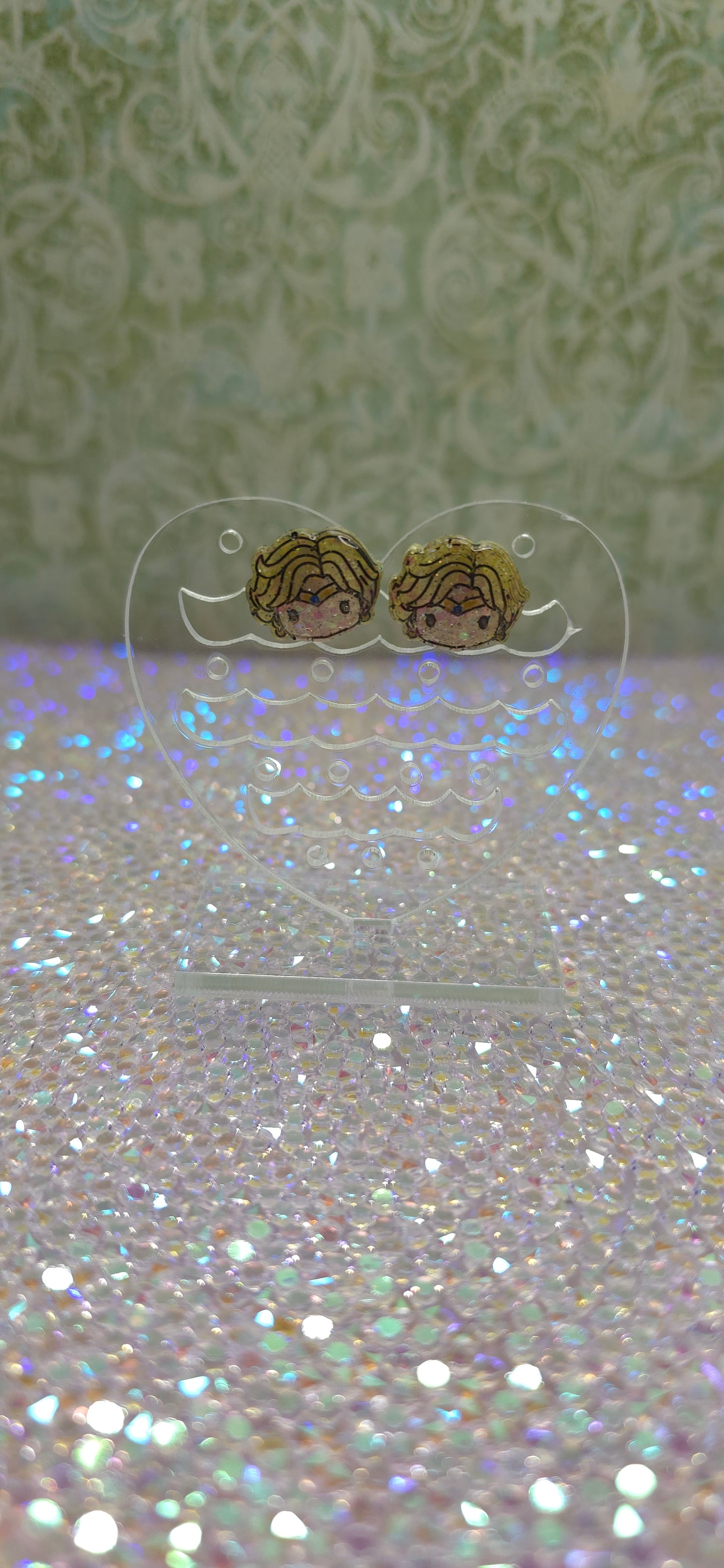Made to Order Sailor Uranus Sailor Scout Inspired Earrings (Head)