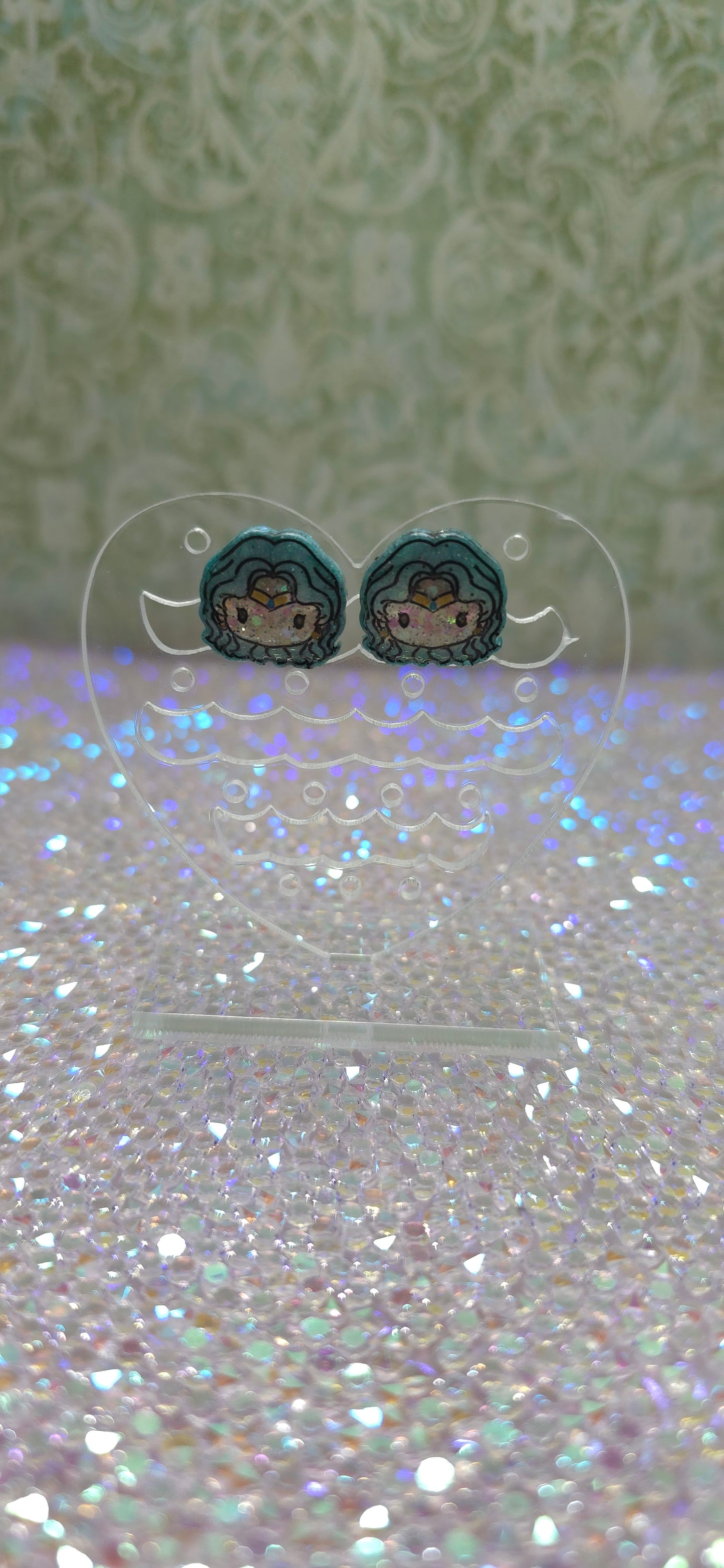 Made to Order Sailor Neptune Sailor Scout Inspired Earrings (Head)