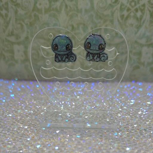 Made to Order Sitting Squirtle Pokemon Inspired Earrings Pendant Phone Charm