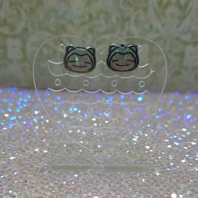 Made to Order Snorlax Pokemon Inspired Earrings Pendant Phone Charm