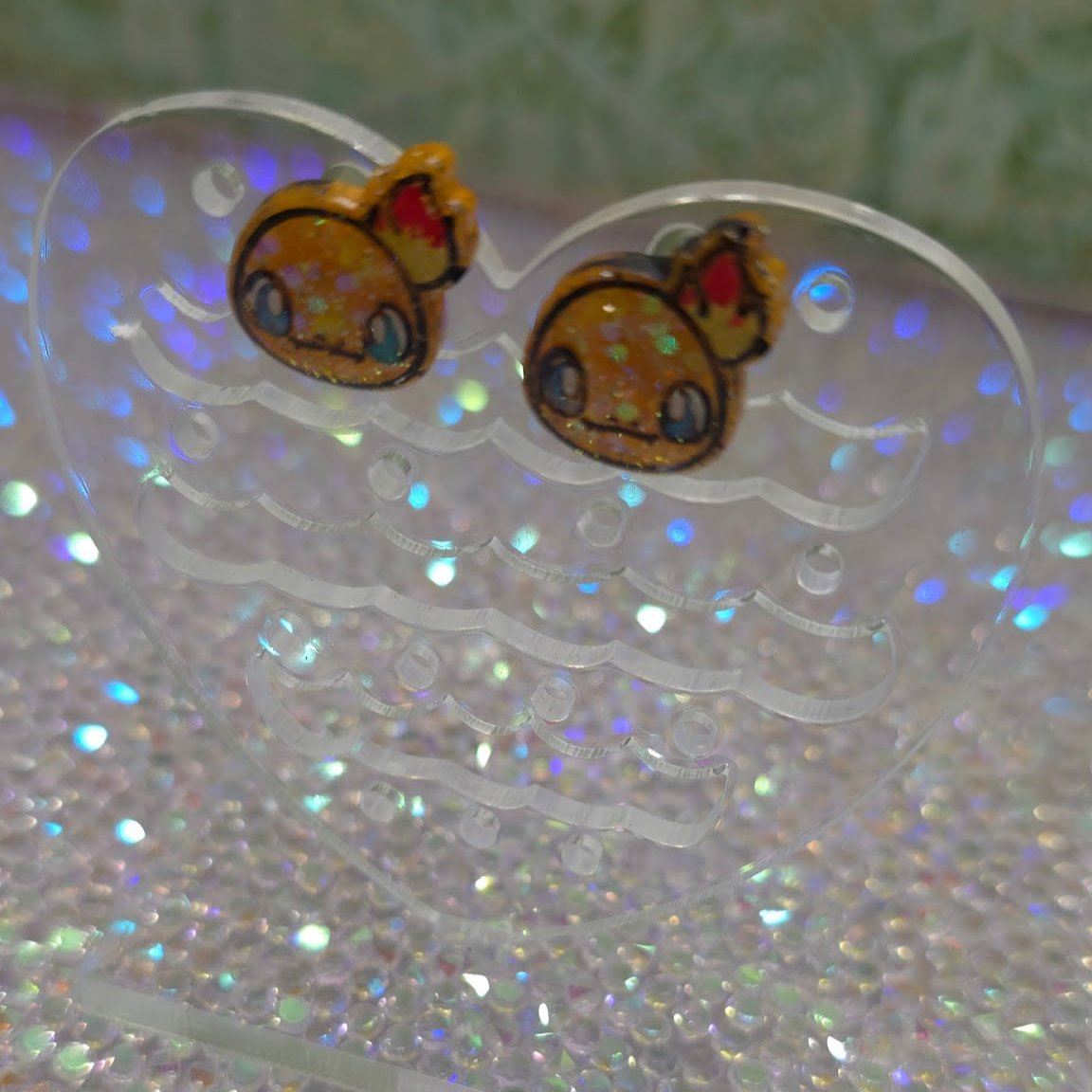 Made to Order Charmander Pokemon Inspired Earrings Pendant Phone Charm