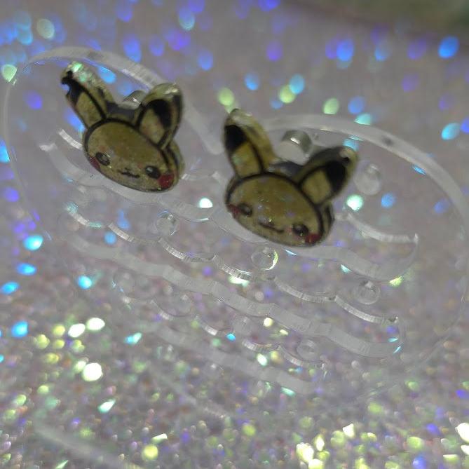 Made to Order Pikachu Pokemon Inspired Earrings Pendant Phone Charm