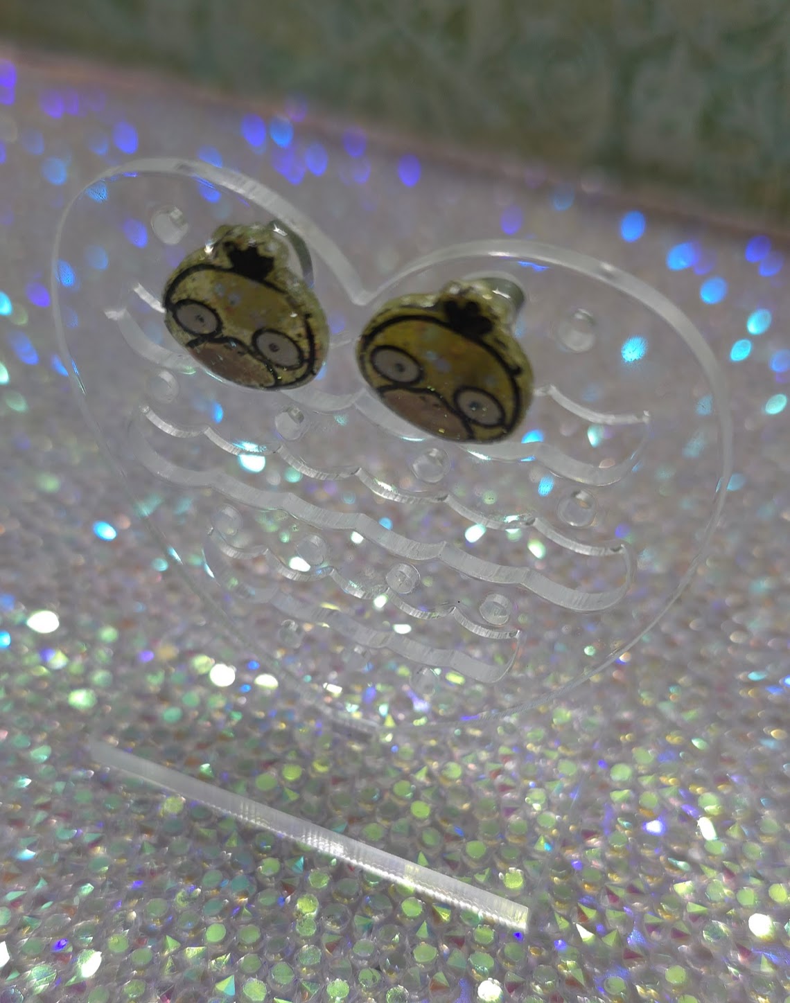 Made to Order Psyduck Pokemon Inspired Earrings Pendant Phone Charm