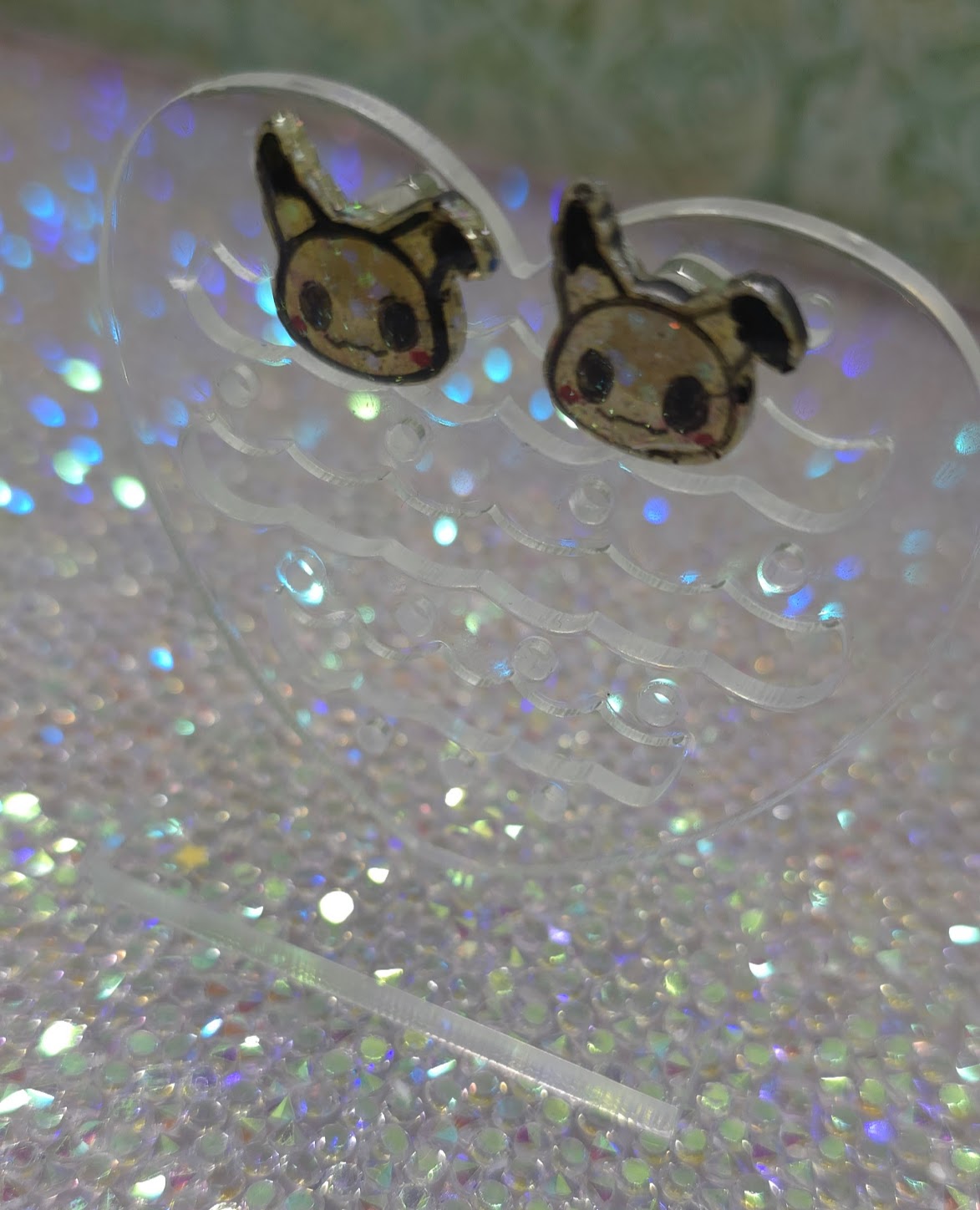Made to Order Mimikyu Pokemon Inspired Earrings Pendant Phone Charm
