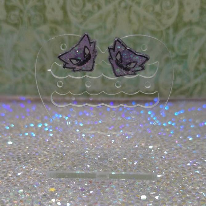 Made to Order Haunter Pokemon Inspired Earrings Pendant Phone Charm