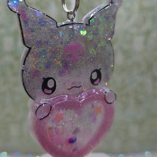 Made to Order HK Kuro Inspired for Popsocket Keychain Badge Reel CosPlay Cute Kawaii