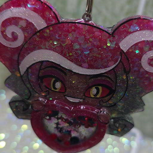 Made to Order Velvette Hazbin Hotel Inspired Heart Shaker for Popsocket Keychain Badge Reel CosPlay Cute Kawaii