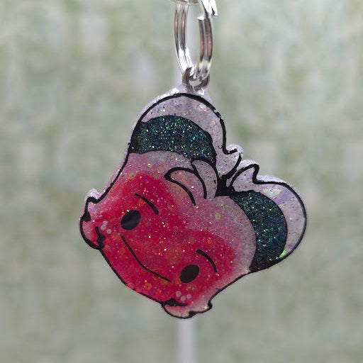 Made to Order Moxxie Helluva Boss Inspired for Popsocket Keychain Badge Reel CosPlay Cute Kawaii