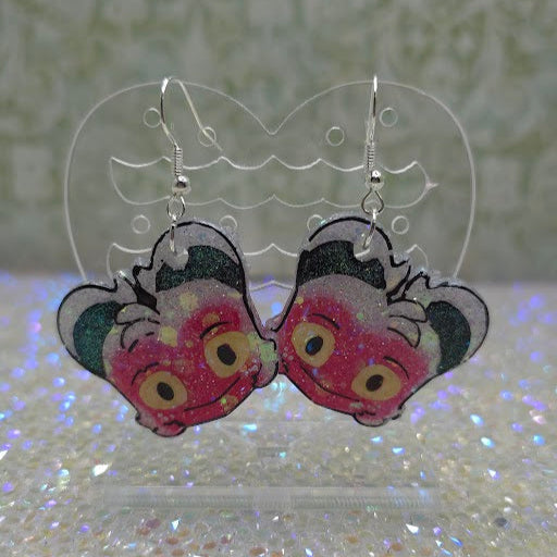 Made to Order Moxxie Helluva Boss Inspired Earrings