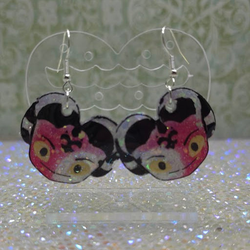 Made to Order Blitz Blitzo Helluva Boss Inspired Earrings
