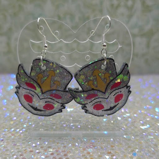 Made to Order Stolas Helluva Boss Inspired Earrings
