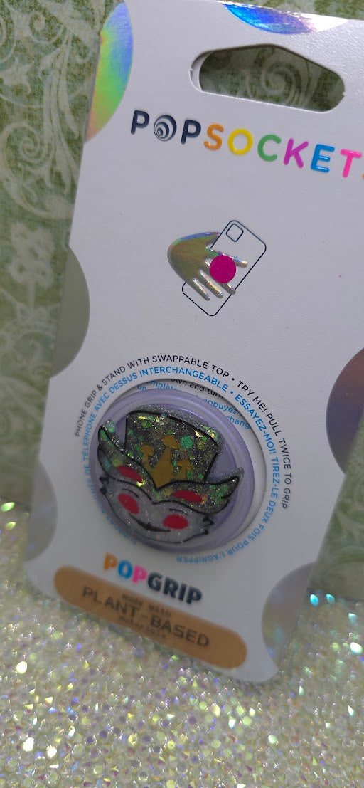 Made to Order Stolas Helluva Boss Inspired for Popsocket Keychain Badge Reel CosPlay Cute Kawaii