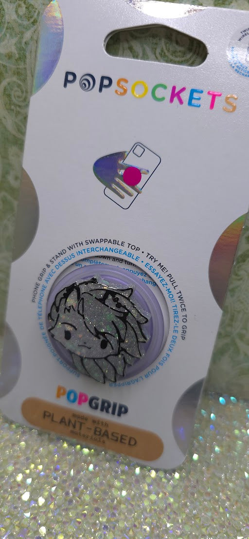 Made to Order Loona Helluva Boss Inspired for Popsocket Keychain Badge Reel CosPlay Cute Kawaii