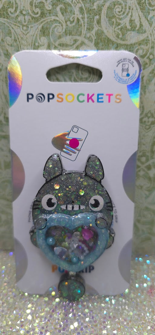 Made to Order Totoro Shaker Ghibli Inspired for Popsocket Keychain Badge Reel CosPlay Cute Kawaii