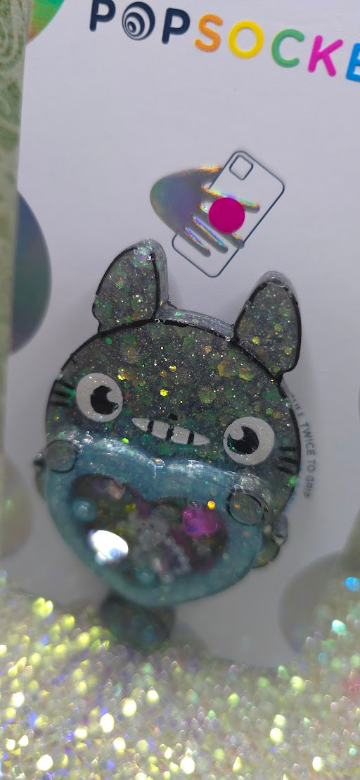 Made to Order Totoro Shaker Ghibli Inspired for Popsocket Keychain Badge Reel CosPlay Cute Kawaii