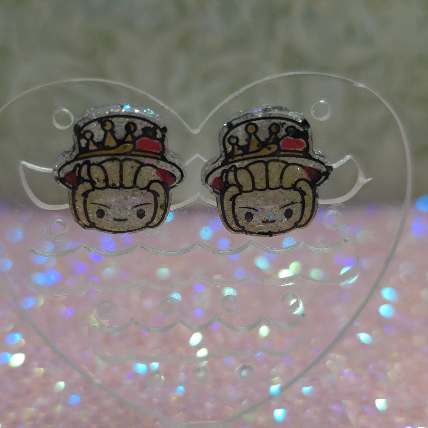 Made to Order Lucifer Hazbin Hotel Inspired Earrings Pendant Phone Charm