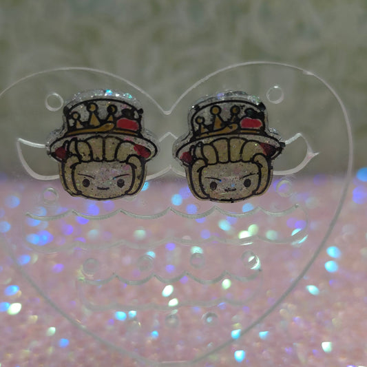 Made to Order Lucifer Hazbin Hotel Inspired Earrings Pendant Phone Charm