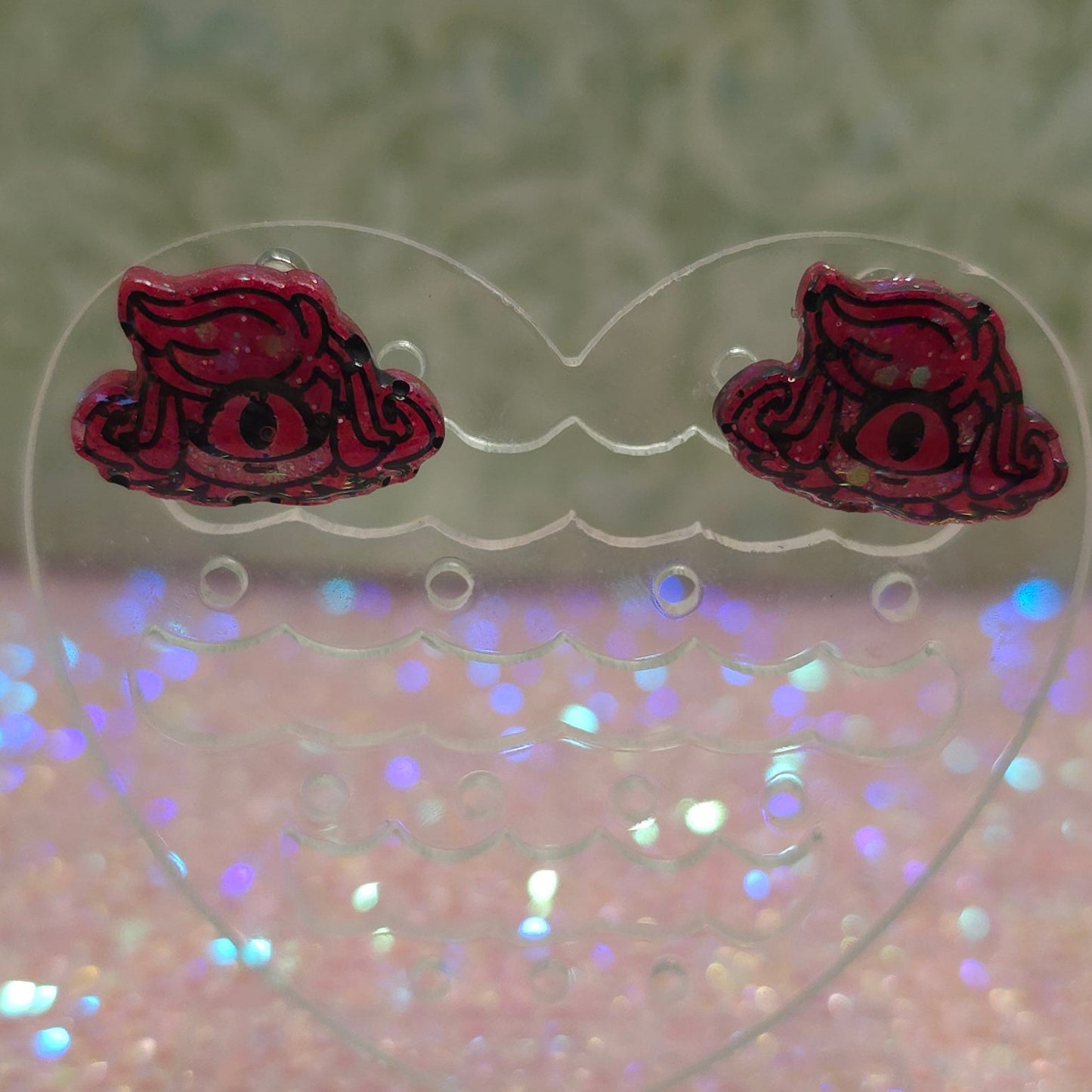 Made to Order Nifty Hazbin Hotel Inspired Earrings Pendant Phone Charm