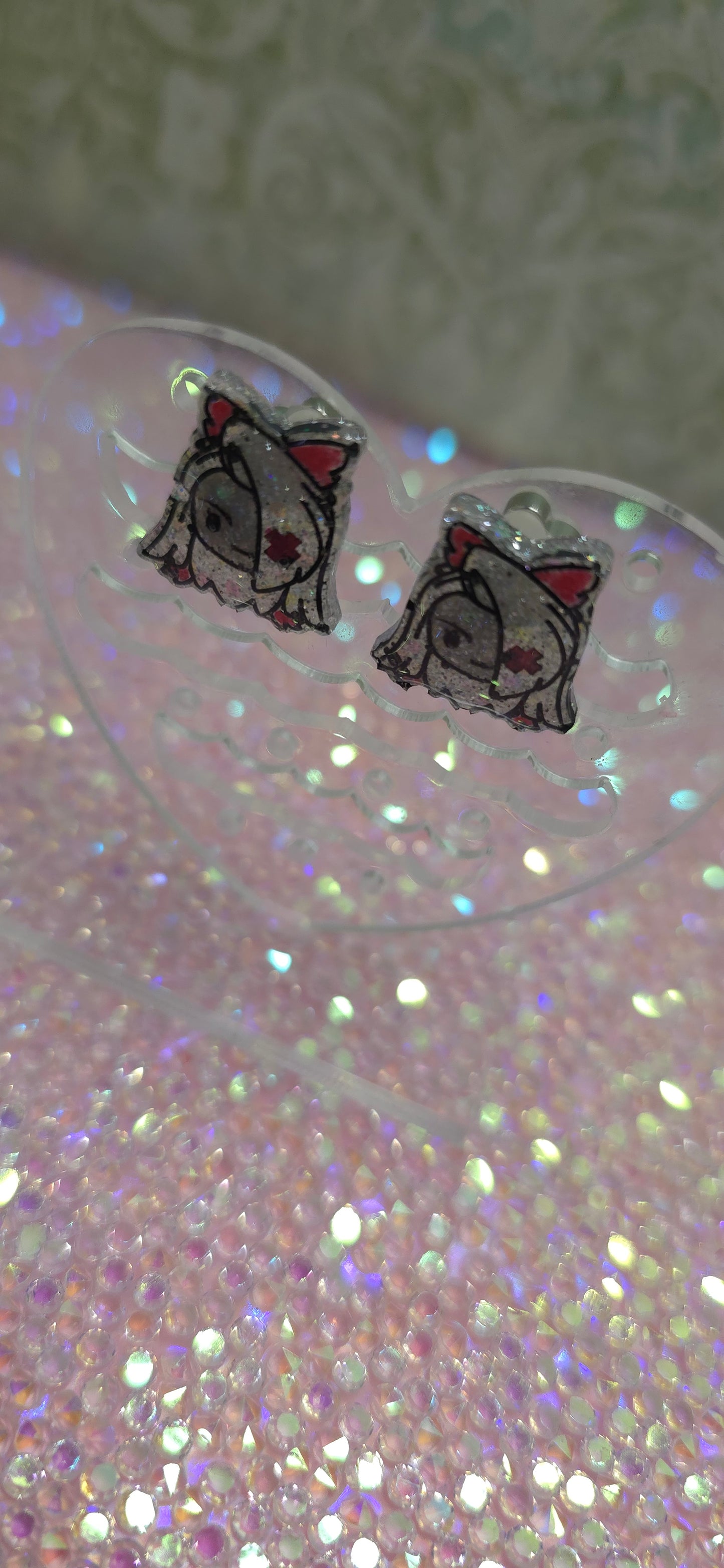 Made to Order Vaggie Hazbin Hotel Inspired Earrings Pendant Phone Charm