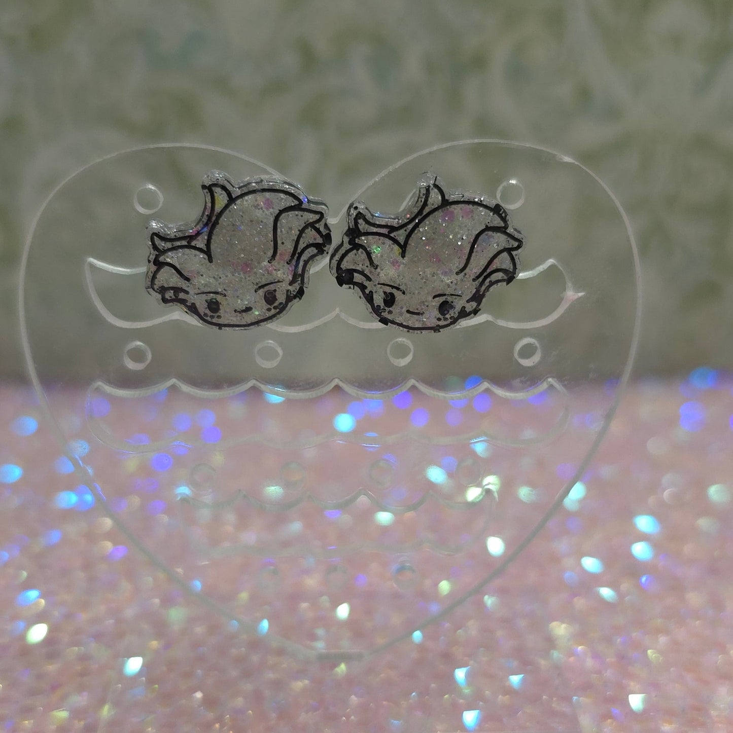 Made to Order Angel Dust Hazbin Hotel Inspired Earrings Pendant Phone Charm