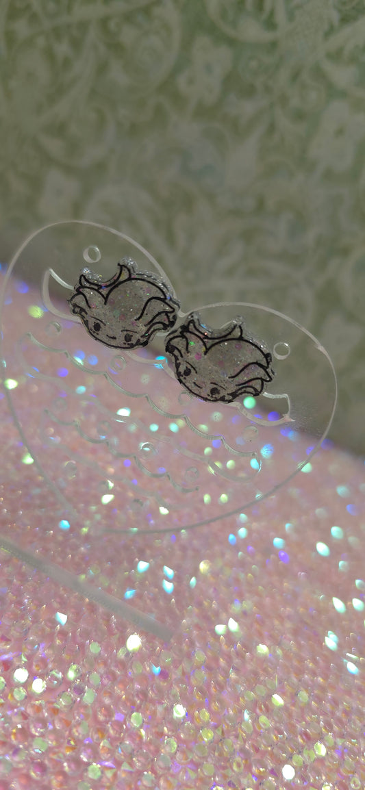 Made to Order Angel Dust Hazbin Hotel Inspired Earrings Pendant Phone Charm