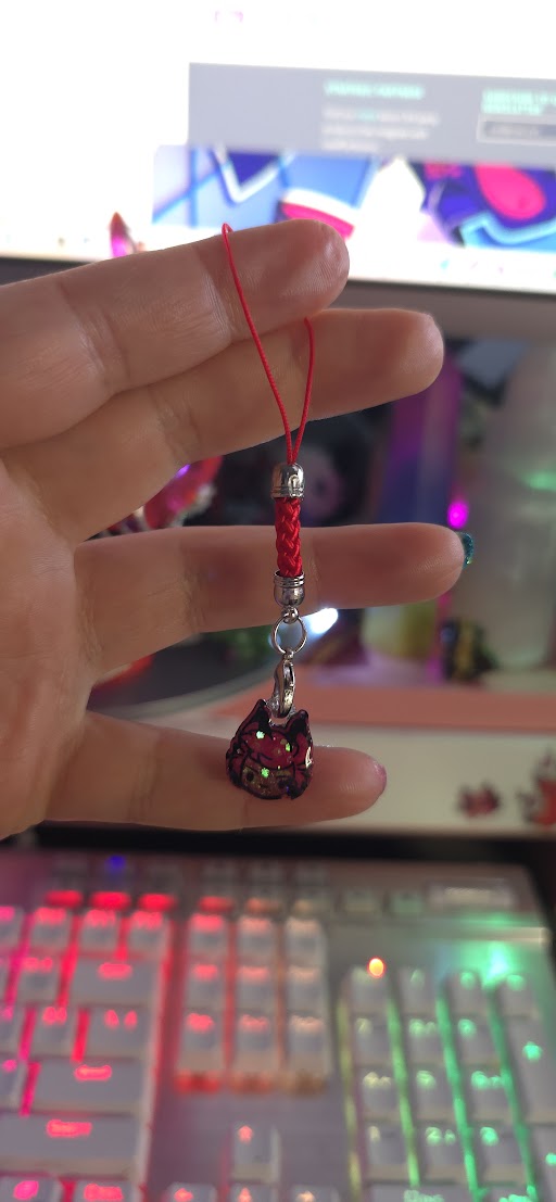 Made to Order Alastor Hazbin Hotel Inspired Earrings Pendant Phone Charm