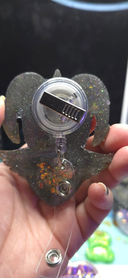 Made to Order Adam Hazbin Hotel Inspired Heart Shaker for Popsocket Keychain Badge Reel CosPlay Cute Kawaii