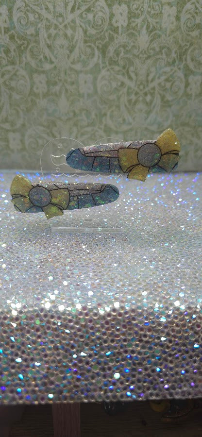 Made to Order Sailor Moon Sailor Scout Inspired 2 Hair Clip Venus Mercury Mars Jupiter Neptune Uranus Pluto Saturn Chibiusa