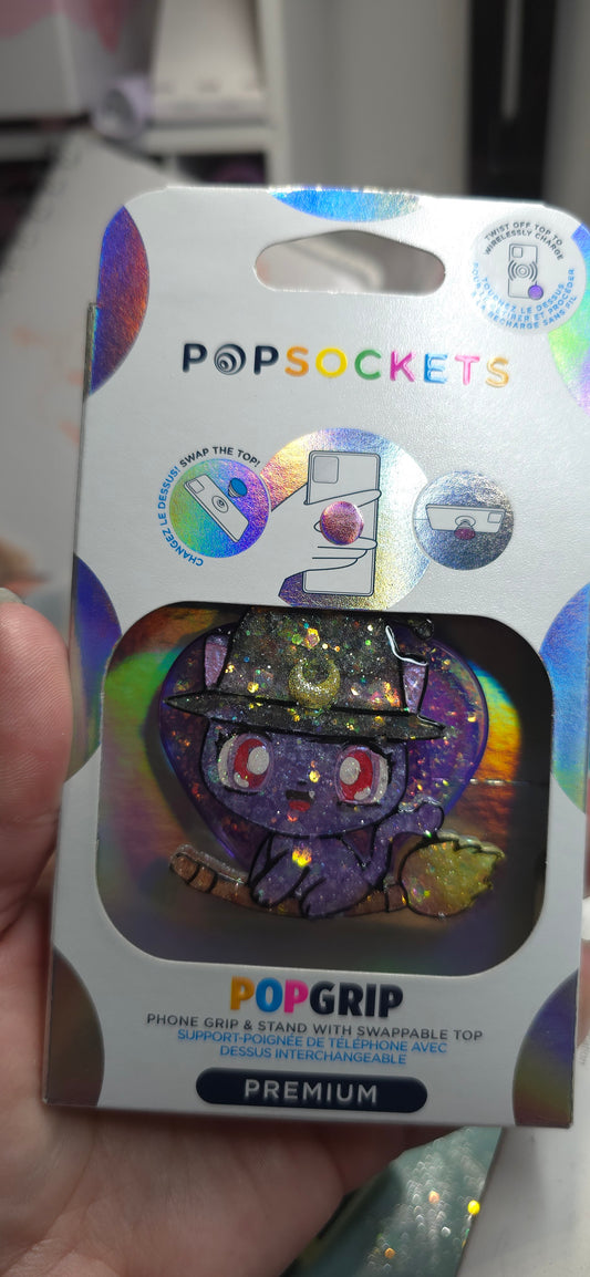 Made to Order Luna Sailor Moon Inspired for Popsocket Keychain Badge Reel CosPlay Cute Kawaii