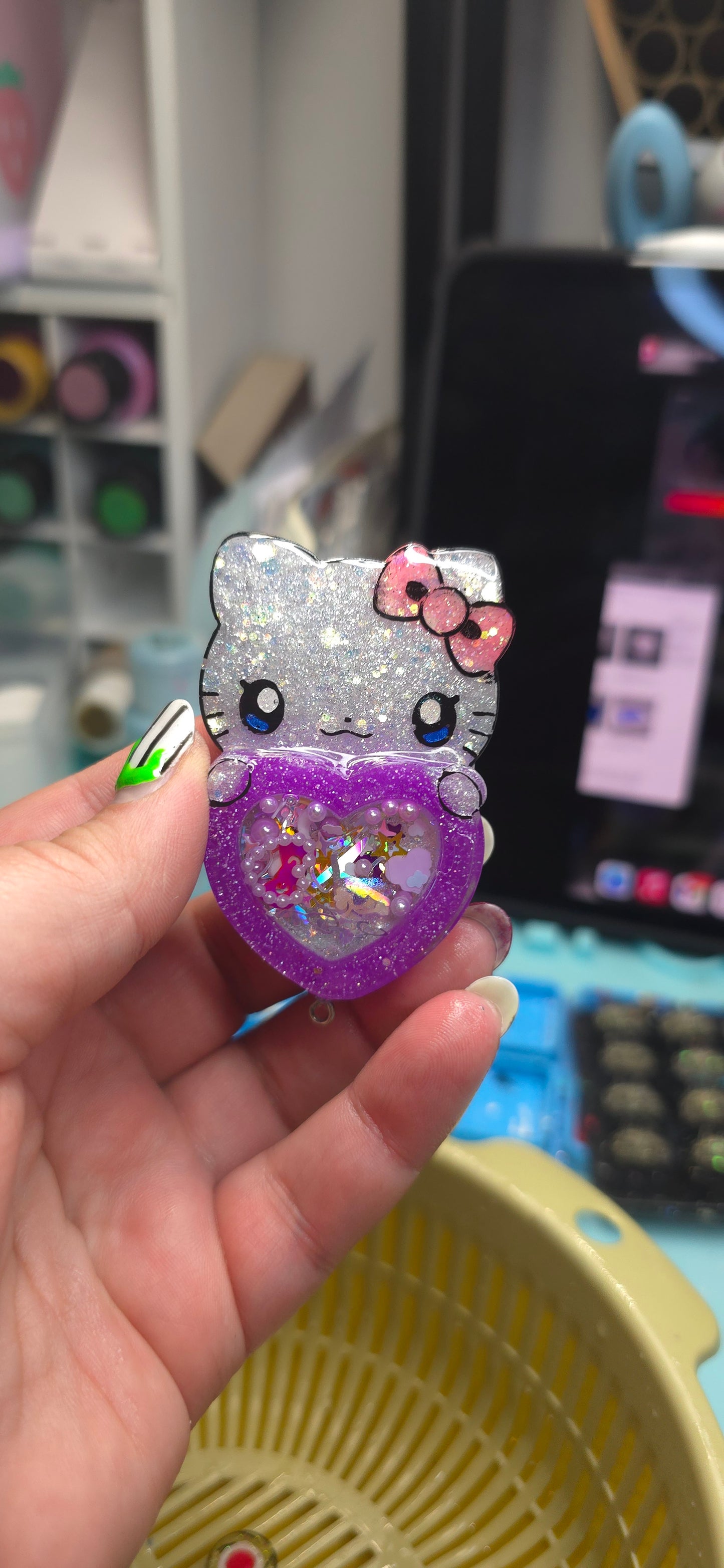 Made to Order HK Inspired for Popsocket Keychain Badge Reel CosPlay Cute Kawaii