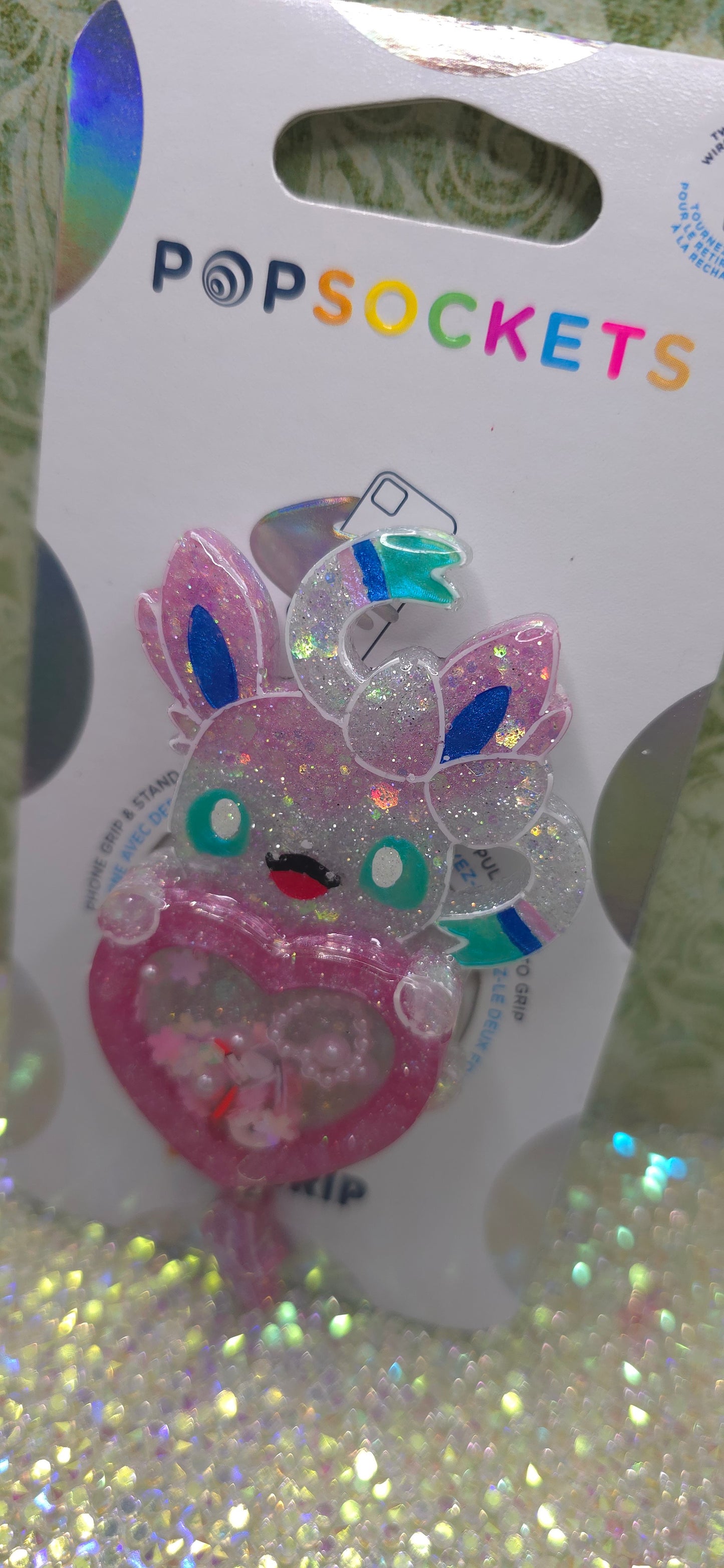 Made to Order Eeveelution Pokemon Inspired for Popsocket Keychain Badge Reel CosPlay Cute Kawaii Shaker