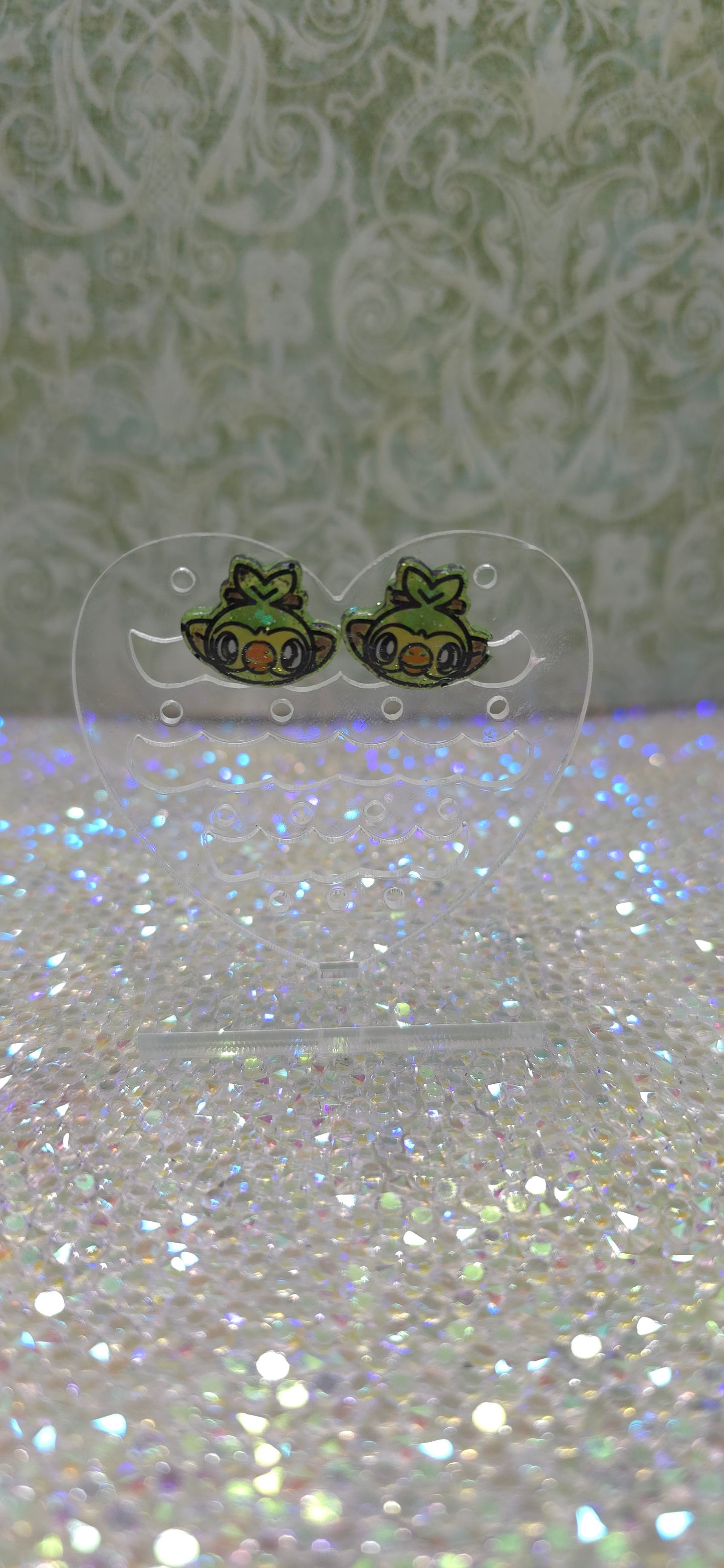 Made to Order Grookey Pokemon Inspired Earrings Pendant Phone Charm