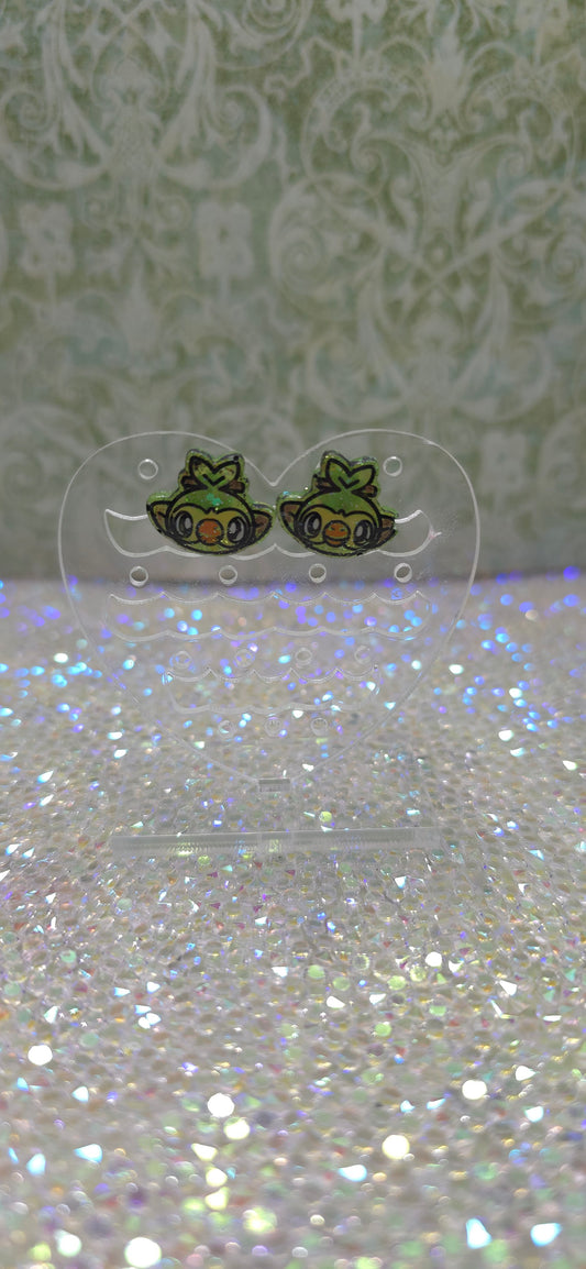 Made to Order Grookey Pokemon Inspired Earrings Pendant Phone Charm