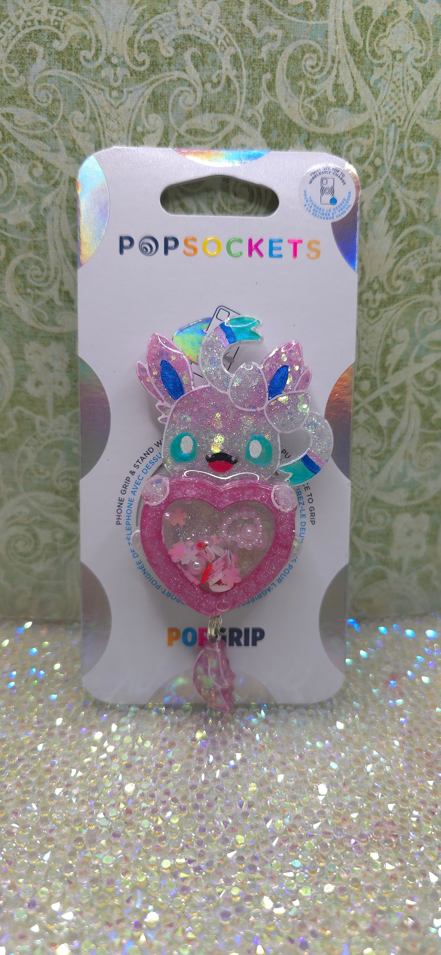Made to Order Eeveelution Pokemon Inspired for Popsocket Keychain Badge Reel CosPlay Cute Kawaii Shaker