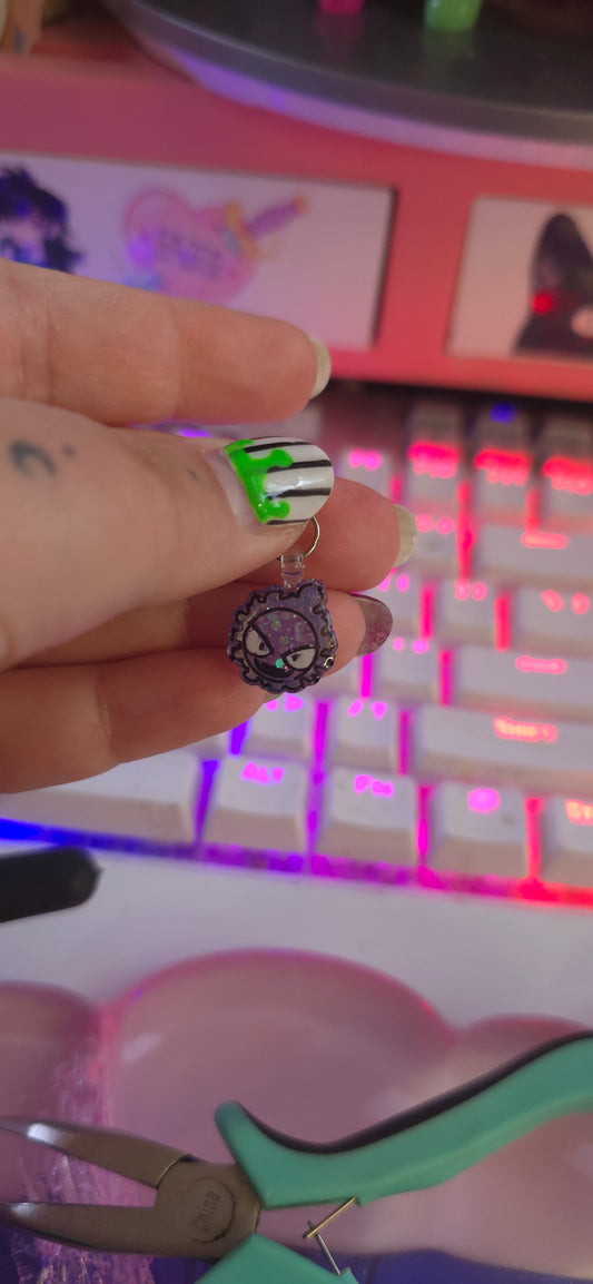 Made to Order Ghastly Pokemon Inspired Earrings Pendant Phone Charm