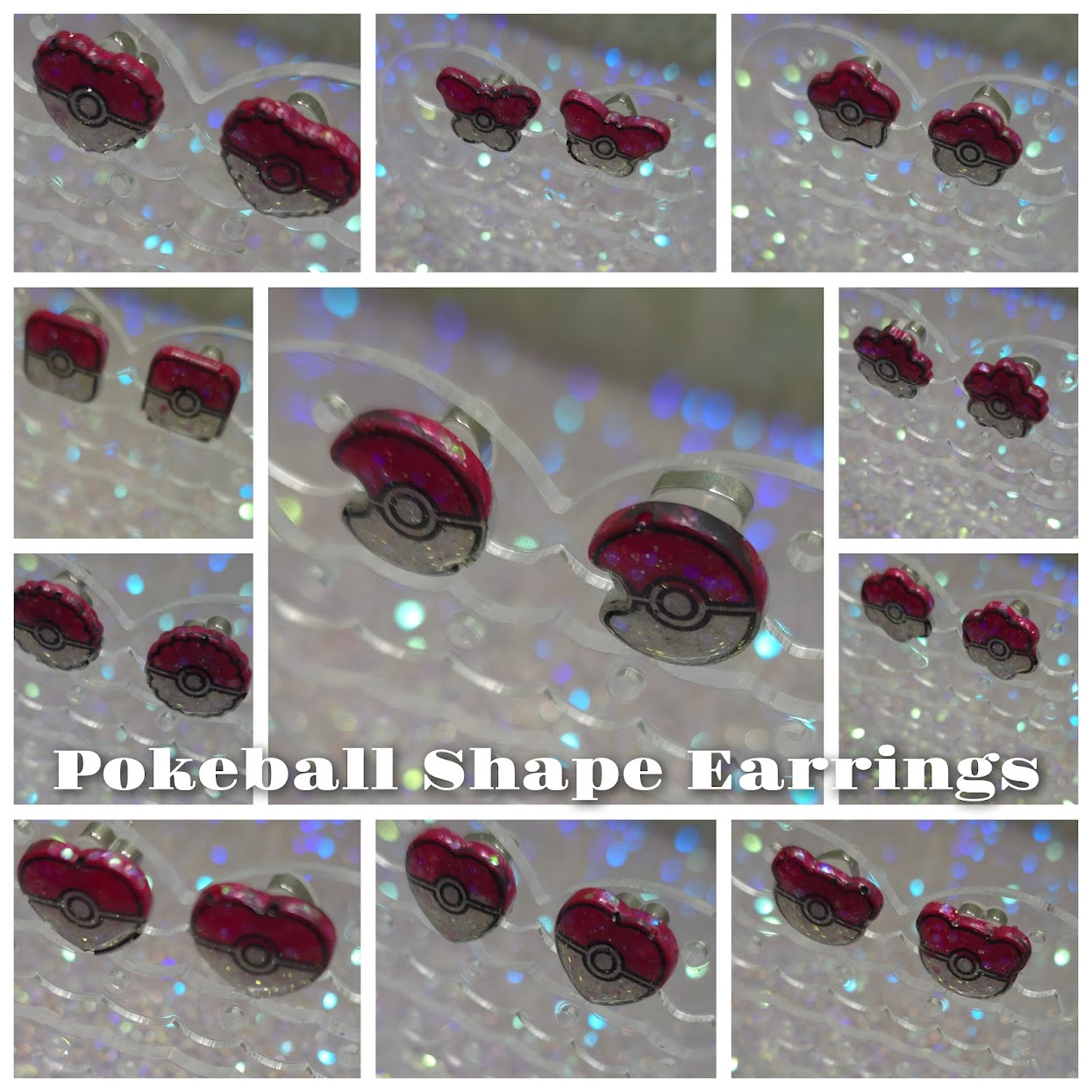 Made to Order Pokeball Pokemon Inspired Earrings